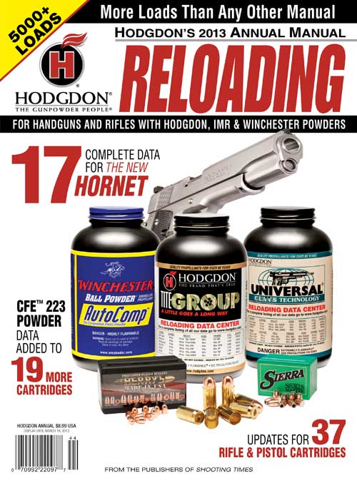 The 2013 Annual Manual© the 10th consecutive from Hodgdon® | Down Range TV